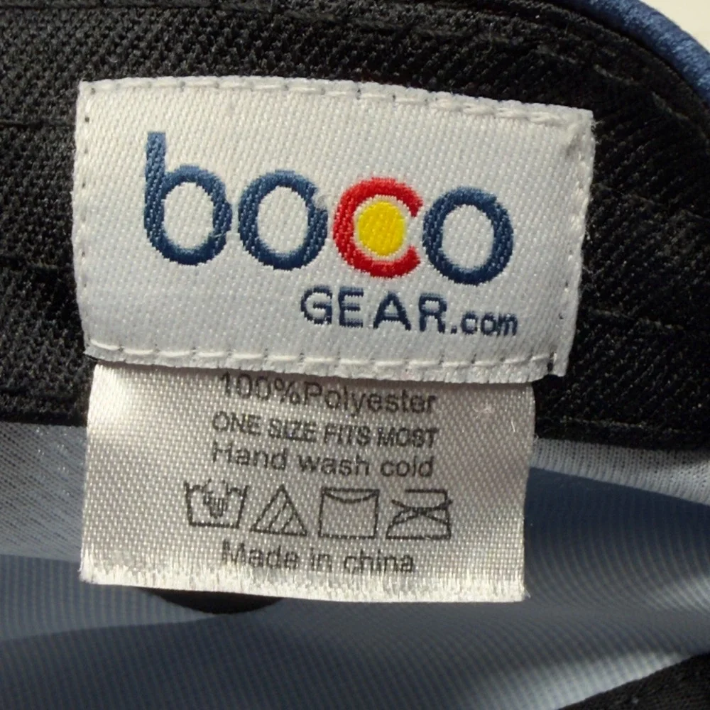 Boco Gear New‎ Balance RUN BOSTON Navy Blue Running Hat Adjustable Performance
